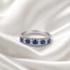 Sapphire and diamond eternity ring art. AN2545