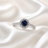 Anello zaffiro e diamanti BELLE EPOQUE ART. AN905