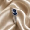 Anello trilogy zaffiri e diamanti BELLE EPOQUE art. AN2720