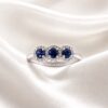 Anello zaffiri e diamanti BELLE EPOQUE art. AN932