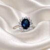 Anello zaffiro e diamanti BON TON art. AN1343
