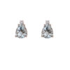 Aquamarine Earrings Gold and Diamonds Art. 190822
