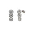 Gold and SILK diamond trilogy earrings Art. OR1103-2