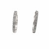 White gold circle earrings and DREAM diamonds Art. OR861