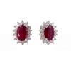 Orecchini Rubini Oro e Diamanti BON TON Art. OR524