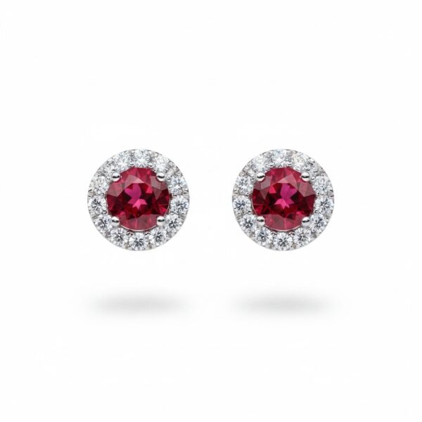 Gold Rubies and Diamonds Earrings BELLE EPOQUE Art. OR468