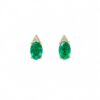Emerald and diamond earrings Art.OR1357