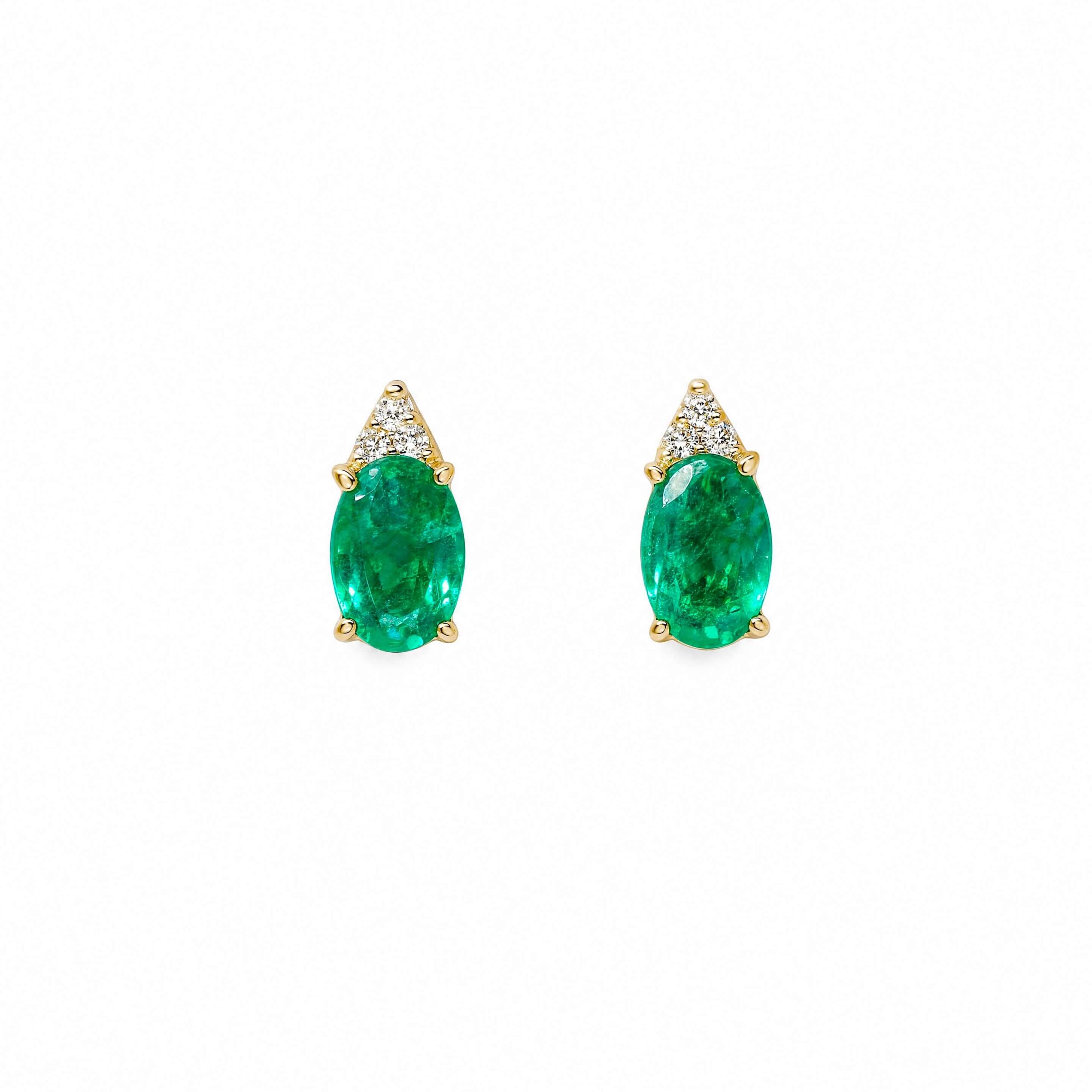 Orecchini smeraldi e diamanti GEMME Art.OR1357