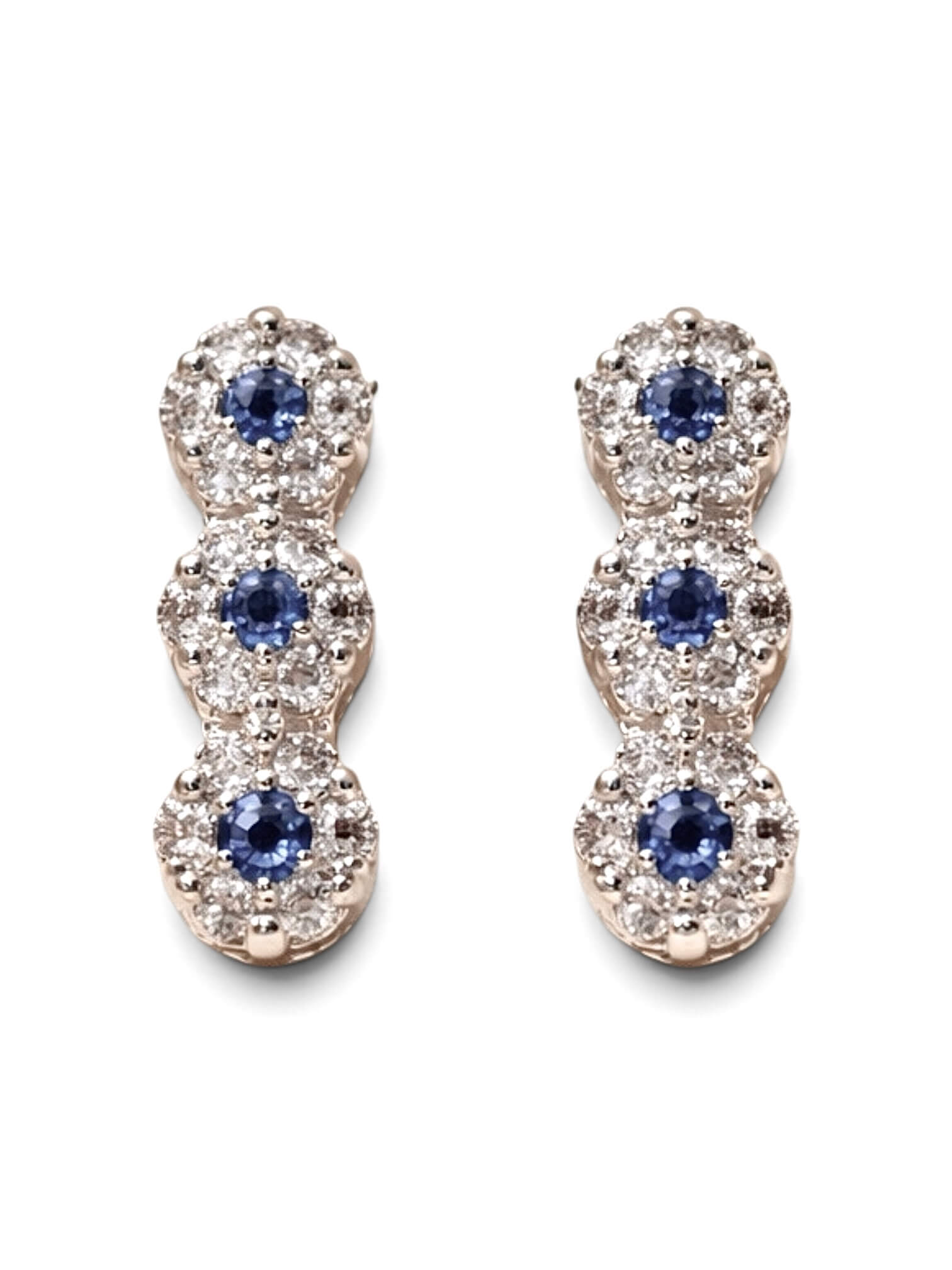 ORECCHINI-ZAFFIRI-BLU-DIAMANTI-CIPOLLA-GIOIELLI