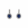 Orecchini zaffiri blu diamanti e oro Bon Ton Art. OR890