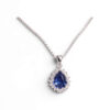 BON TON Gold and Diamond Sapphire Pendant Art. CD251