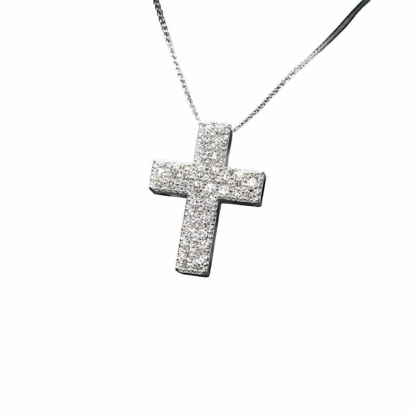 Pendente croce con diamanti art.GR372-1