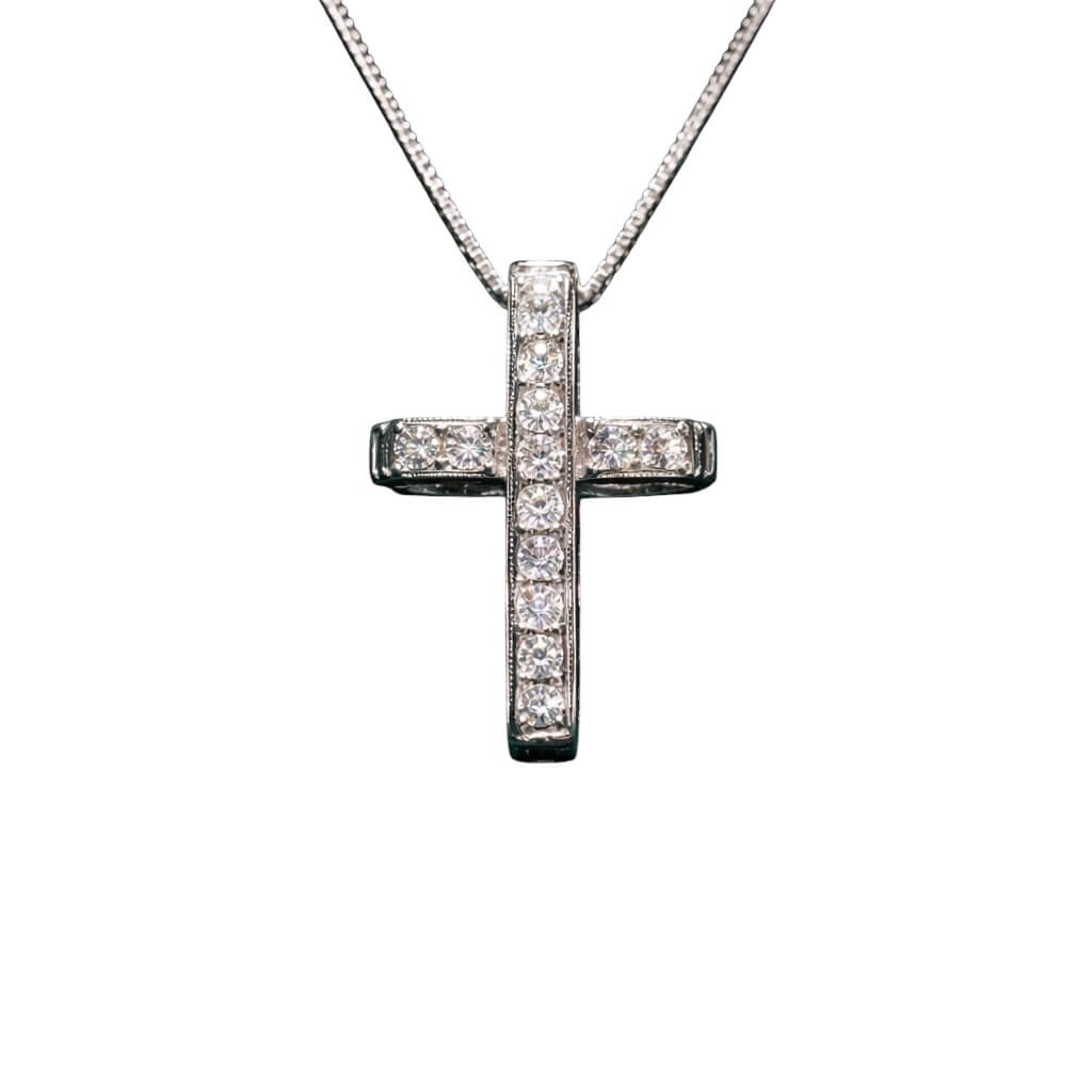 Cross pendant with diamonds art. GR464-1