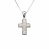 White gold 750% cross pendant and diamonds Art.CR123