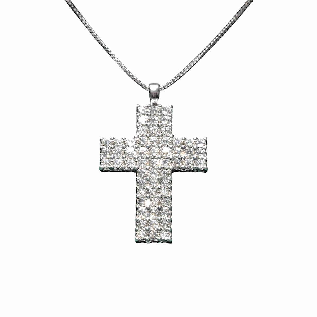 Gold Cross and DREAM Diamonds Pendant Art. GR332