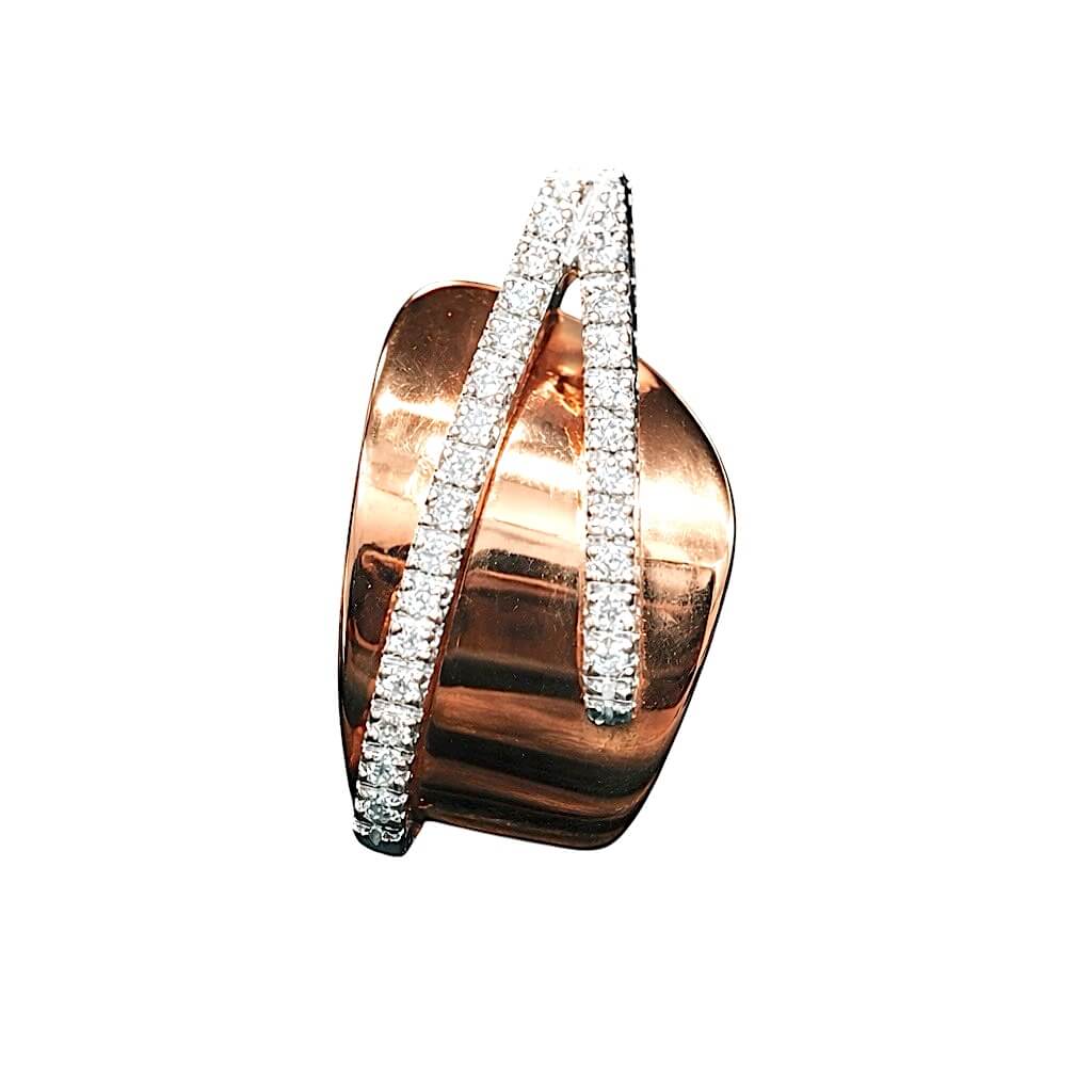 Pendente oro rosa e diamanti Art. RADI007