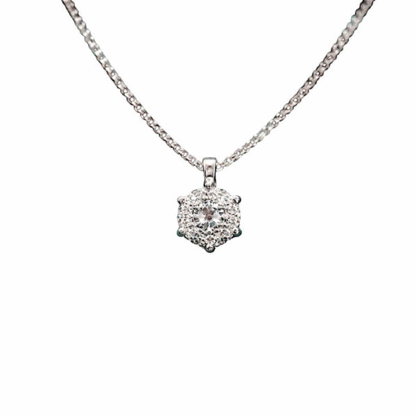 Pendant Point Light Gold and Diamonds NARCISO Art. CD021
