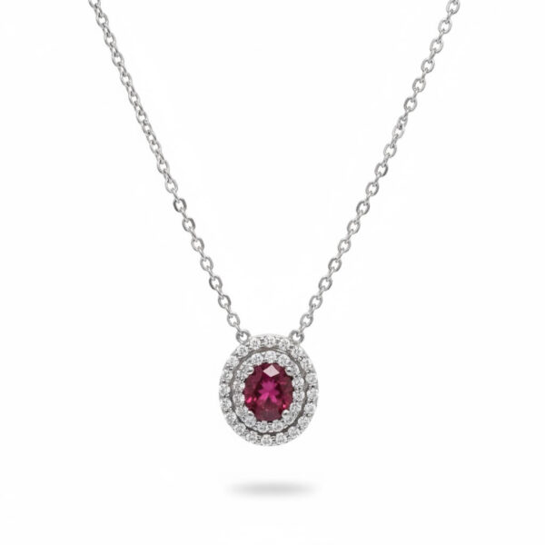 Gold and Diamond Ruby Pendant Art.056487