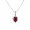 Girocollo Rubino Oro e Diamanti BON TON Art. CD956
