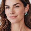 Photoroom 20260919 105627 gioielleria palermo 750% White Gold Emerald Earrings