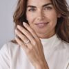 Anello trilogy di diamanti oro bianco SOGNO art.AN2937