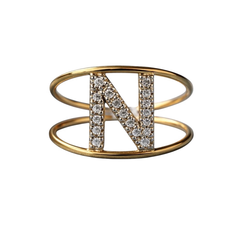 anello-iniziale-N-oro-diamanti-cipolla-dal-1950-gioiellieri-palermo
