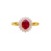 Anello rubino e diamanti oro rosa  BON TON art. AN2394-1
