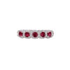 RING RUBIES AND DIAMONDS GOLD 750% ART. AN1652