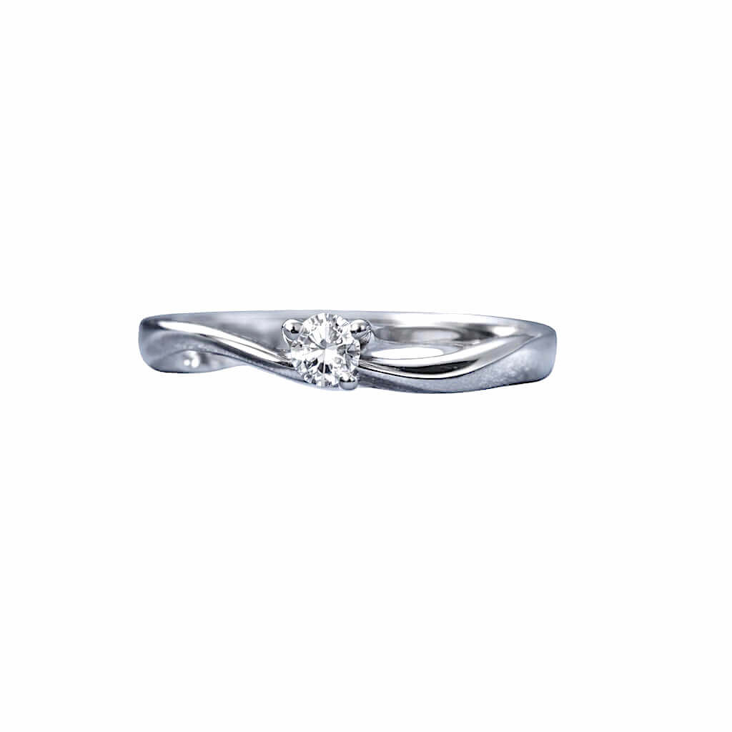 Anello solitario oro e diamanti  PASSIONE Art.AN012