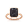 TOPPINA rose gold and diamond ring Art. 7774BK