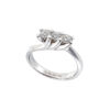 anello trilogy diamanti oro 18kt cipolla dal 1950 gioiellieri palermo gioielleria palermo Anello trilogy oro e diamanti SGUARDI Art. AN2839
