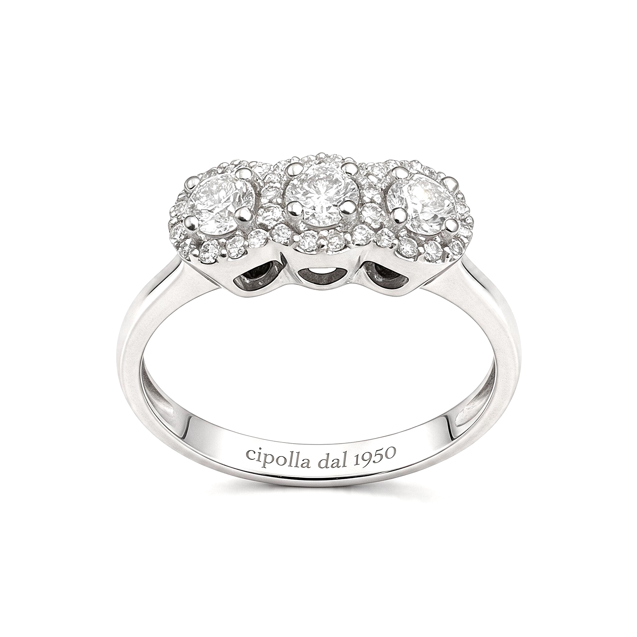 SILK diamond trilogy ring art.AN1392