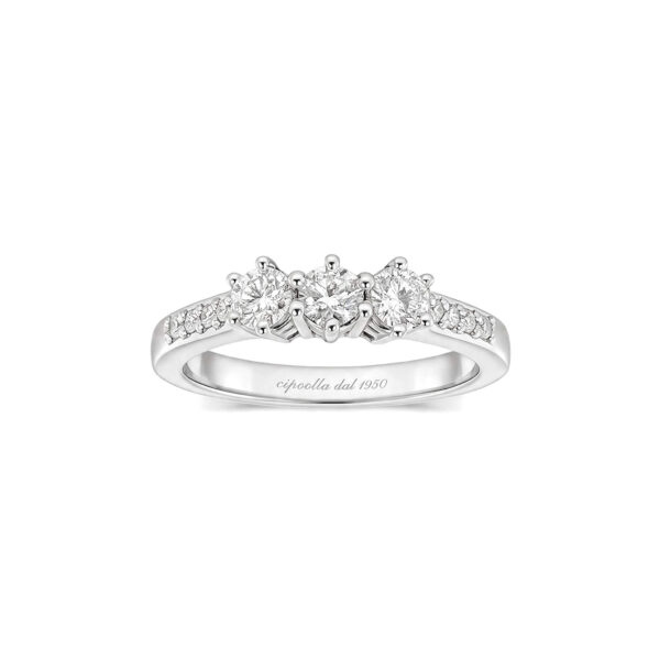 Anello trilogy di diamanti ARMONIE art.AN2150