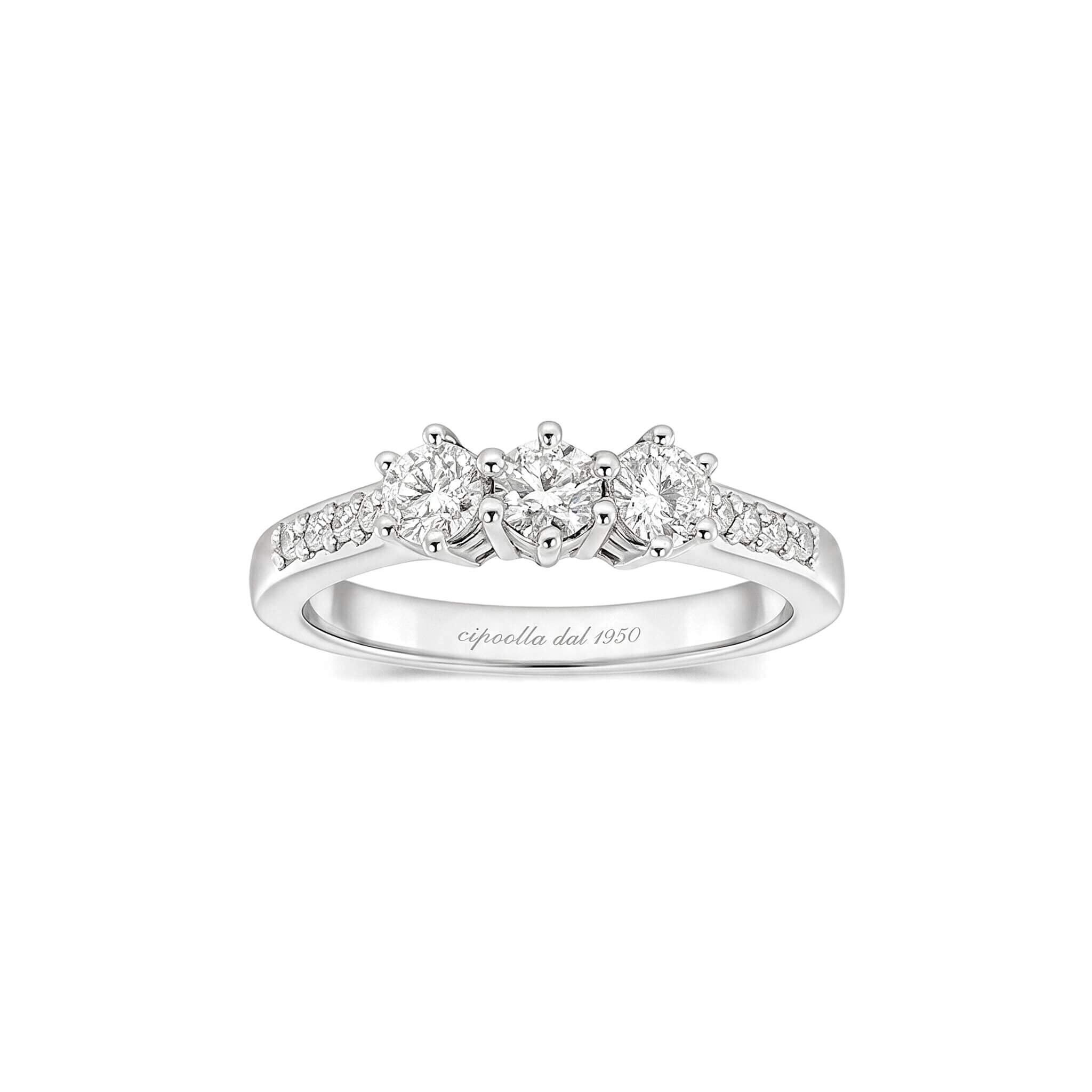 Anello trilogy di diamanti ARMONIE art.AN2150