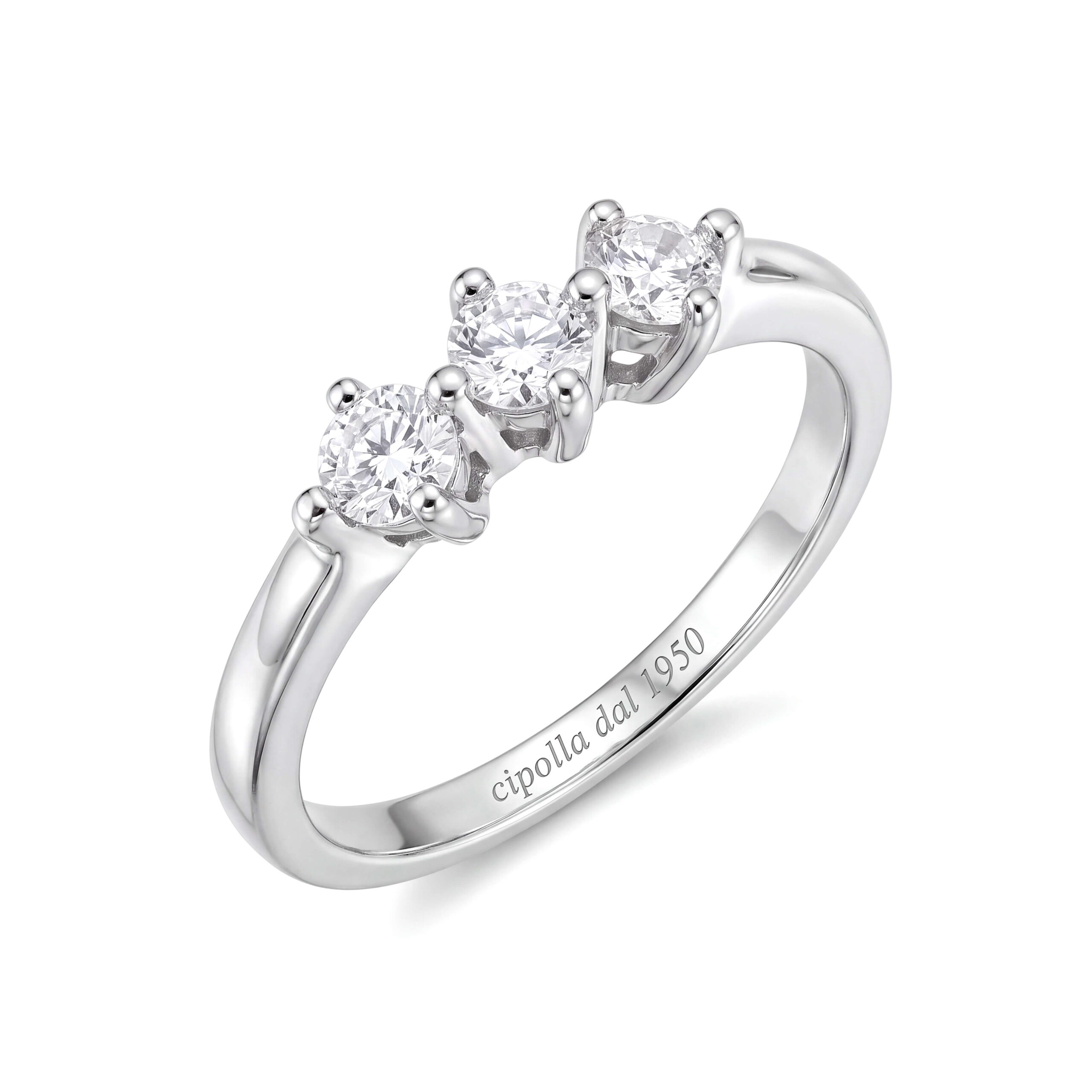 Anello Trilogy di Diamanti  NOTE D’AMORE Art. AN769