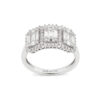 Anello trilogy oro e diamanti BAGUETTE Art. 5214R
