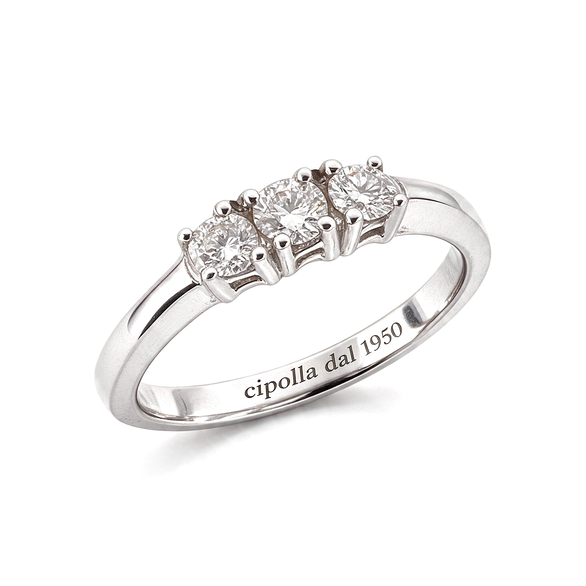 Anello Trilogy Oro e Diamanti NOTE D’AMORE  art. AN2943