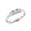 Anello trilogy di diamanti oro bianco SOGNO art.AN2937