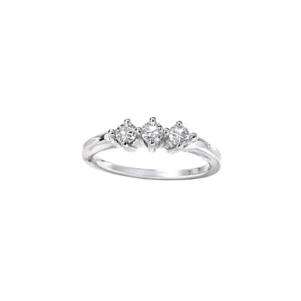 Anello Trilogy Oro e Diamanti  NOTE D'AMORE Art.AN769