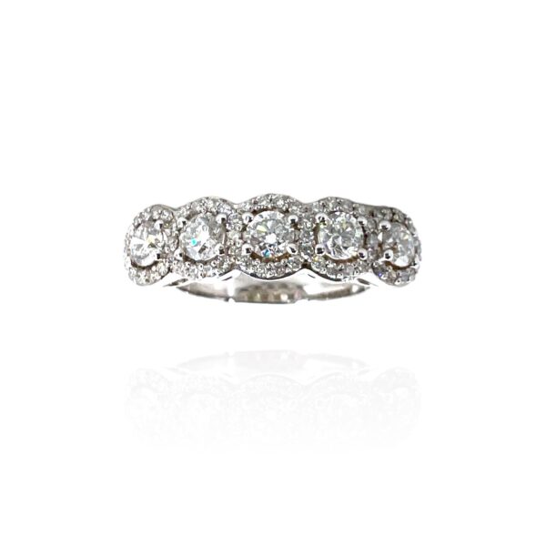750% white gold diamond eternity ring Art. An1612