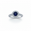 Anello zaffiro e diamanti BELLE EPOQUE ART. AN908