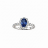 Anello zaffiro blu e diamnti BON TON Art. AN816