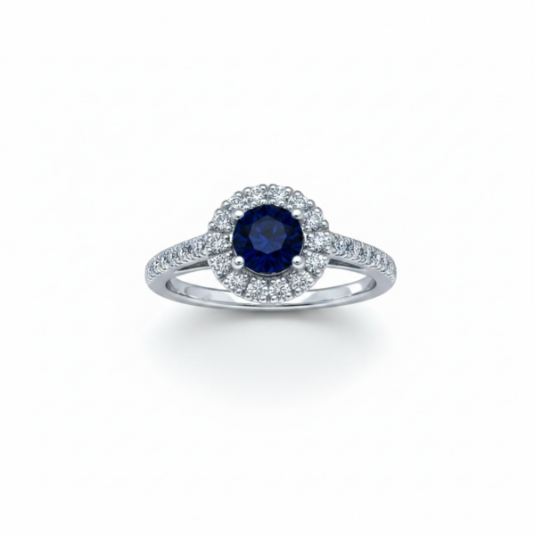 Anello zaffiro e diamanti BELLE EPOQUE ART. AN908