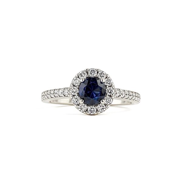 Anello zaffiro e diamanti BELLE EPOQUE ART. AN905