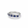 anello zaffiro diamanti oro cipolla dal 1950 gioiellieri palermo 5 gioielleria palermo Sapphire and diamond eternity ring art. AN2545