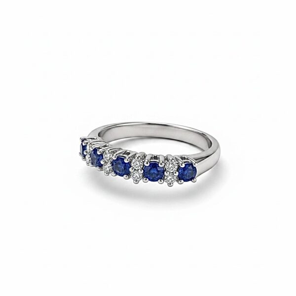 Sapphire and diamond eternity ring art. AN2545