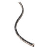 Bracciale tennis diamanti neri oro bianco 18 kt art.BR131