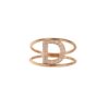 Anello iniziale in oro rosa art. AN-D R