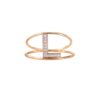 iniziale L 20260505 170058 gioielleria palermo Anello in oro rosa e bianco lettera L con diamanti Art. AN-L