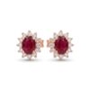 BELLE EPOQUE ruby gold and diamond earrings art. 7642/ORR